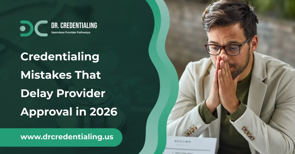 Credentialing Mistakes That Delay Provider Approval in 2026