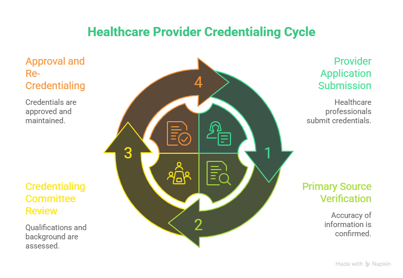 Credentialing Process for Healthcare Providers - visual selection