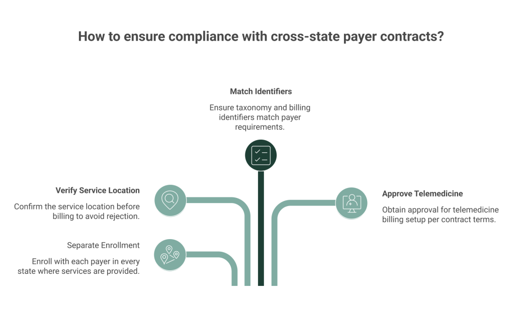 Cross-state payer contract rules