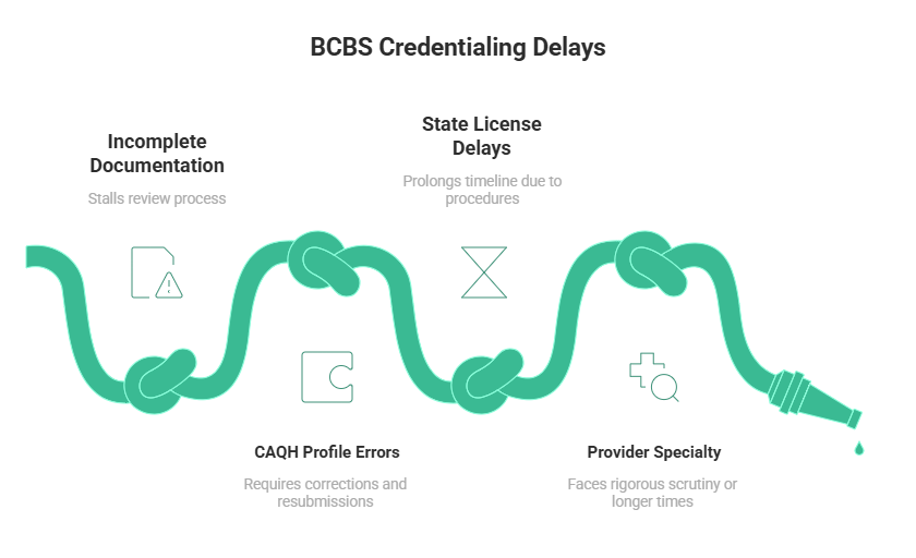 Factors That Affect BCBS Credentialing Time