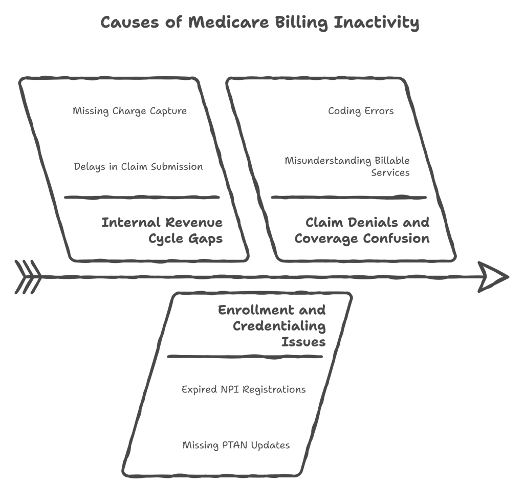 Common Causes Behind Medicare Billing Inactivity
