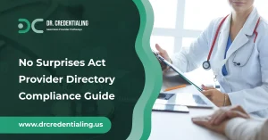 No Surprises Act Provider Directory Compliance Guide