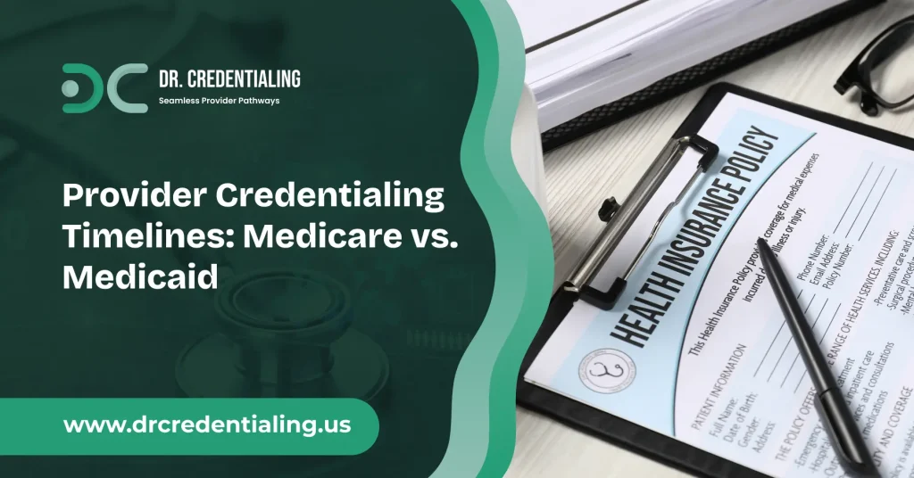 Provider Credentialing Timelines_ Medicare vs. Medicaid