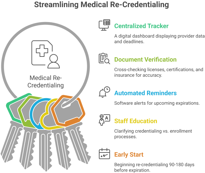 Streamlining Medical Re-Credentialing Physicians, Providers, PA, NP